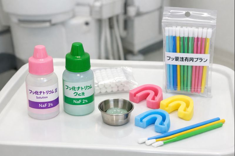 フッ化物塗布
